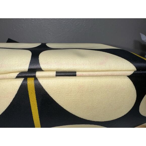 Orla Kiely Rare Cream Black Gold Solid Stem Midi Sling Crossbody Bag - Picture 16 of 16